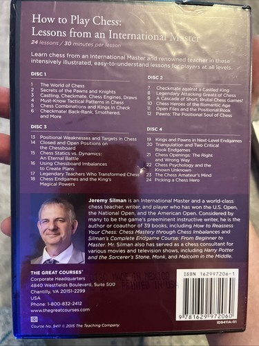 How to Play Chess: Lessons from an International Master (Book & DVDs Set) NEW - Picture 3 of 7