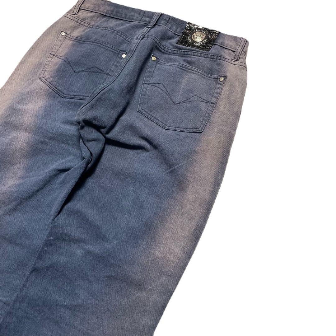 80S 90S Versace Sun Fade Pants Vintage Made In Italy thumbnail 13