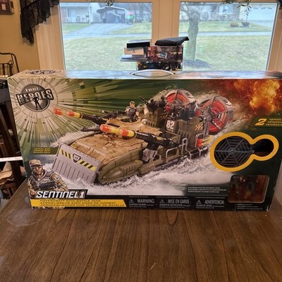 NIB True Heroes Sentinel 1 Hovercraft with Battle Tank Playset ToysRus Rare NEW