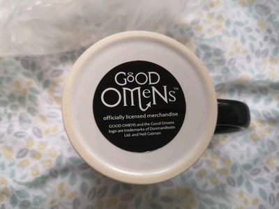 Good Omens mug Official Terry Pratchett Neil Gaiman Kickstarter graphic novel