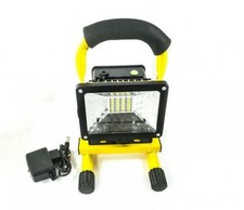 FARO FARETTO CANTIERE LED RICARICABILE PORTATILE TORCIA EMERGENZA LAMPADA 50  W