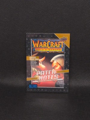 2023 Upper Deck Blizzard Legacy Collection Patch Notes Version 20 Warcraft #PN-1