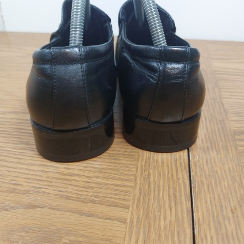 TODD BARNES Shoes black Leather shoes Slip-On Size UK 6.5 Smart Formal Used - Picture 5 of 12