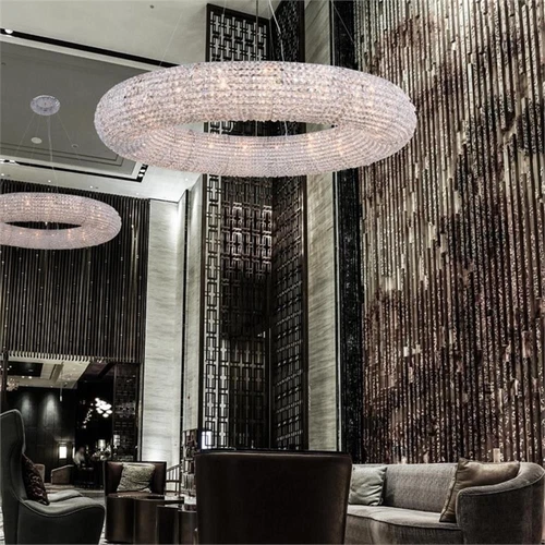 Elegant Lighting Paris 20 Light Royal Cut Crystal Chandelier in Chrome - Picture 2 of 3