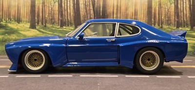 READ** RARE 1/18 Minichamps 1974 Ford Capri RS 3100 Blue Diecast