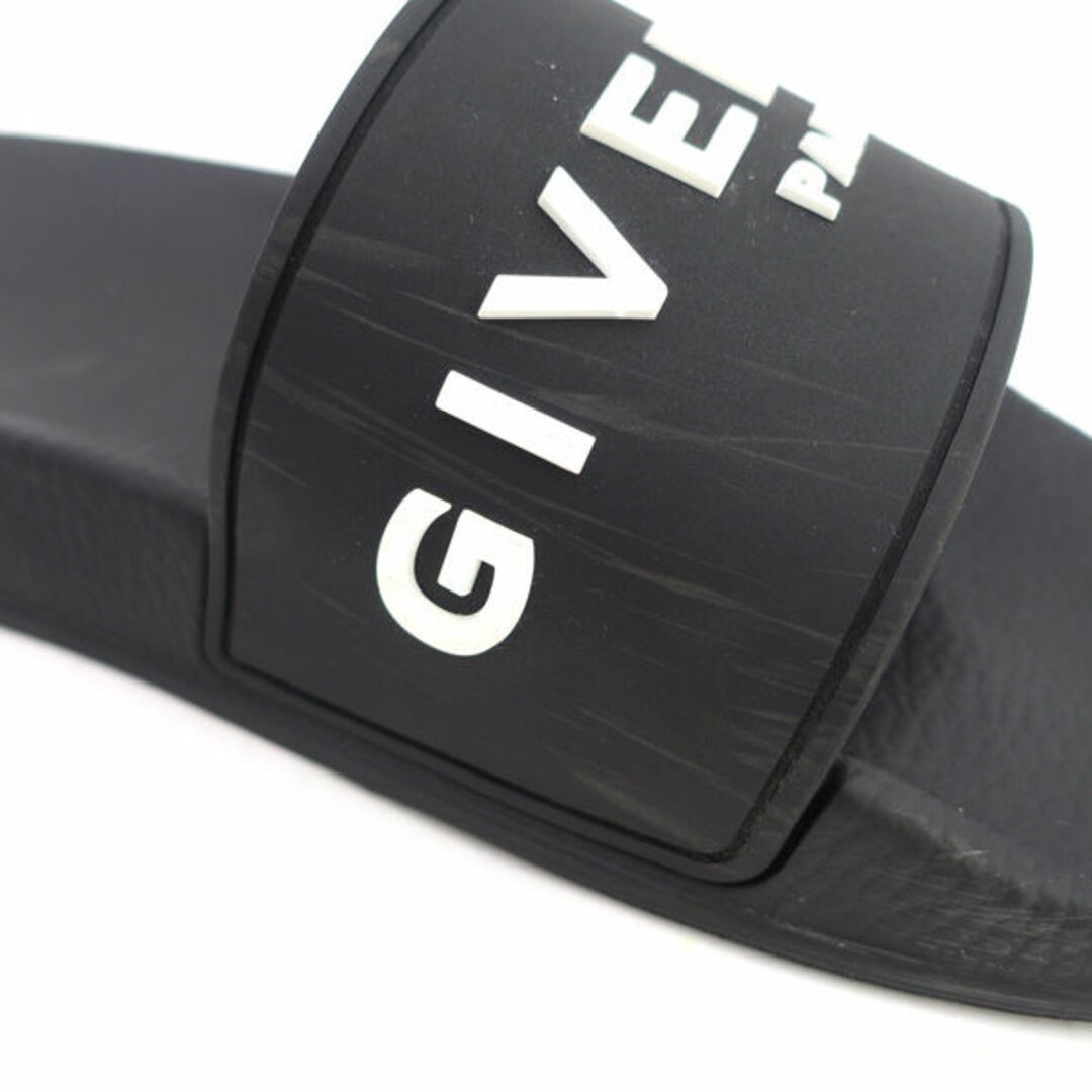 GIVENCHY Logo Sandals Pool Shower Black 35 Women Girls LADY Women's Used GEIS-0 thumbnail 7