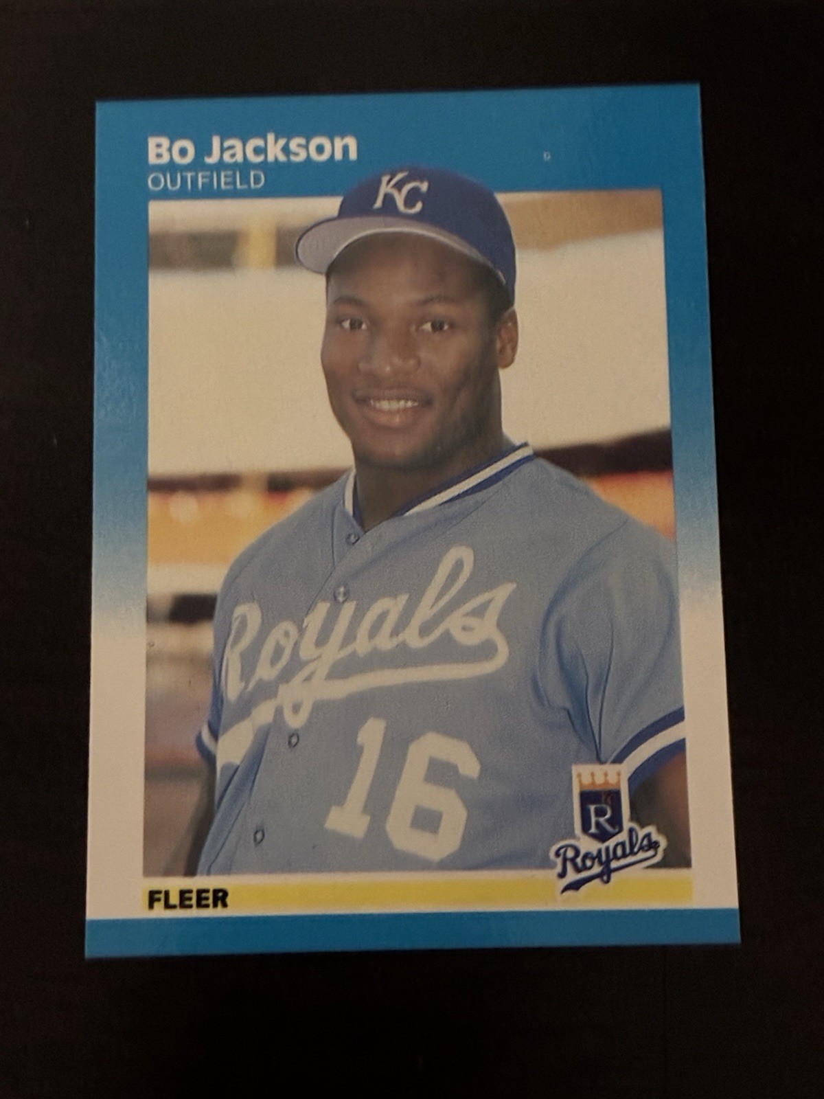 1987 Fleer Bo Jackson #369 Glossy (RC) Rookie Card NM-MT Or Better KC Royals