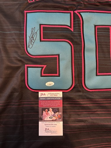 Agustin Ramirez Signed Autographed Miami Marlins City Edition Jersey. Jsa Coa - Picture 2 of 3