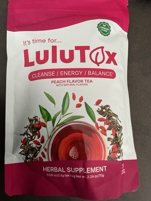 LuluTox Detox Tee Pfirsich 28 Beutel 70 g vegan glutenfrei Entgiftung