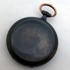 Rare Swiss ANTIQUE Metal CASE Pocket watch OMEGA