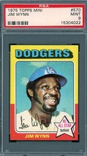 1975 Topps Mini 570 Jim Wynn Psa 9 Mint Dodgers 4022
