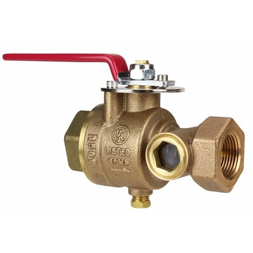 1-1/4" ARGCO Test & Drain Valve 5.6K (UL/FM) - Picture 2 of 3