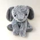 Homerbest Frosted Gray Bunny Plush Rabbit Corduroy Ears Paws Stuffed ...