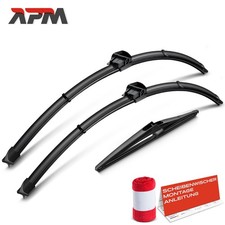 3x Scheibenwischer Wischerblatt Länge 700/700/300 mm für Peugeot 407 SW Coupe 6D