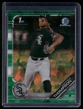 2019 Bowman Draft Sapphire Edition #BDC-94 Matthew Thompson Green Sapphire #/50