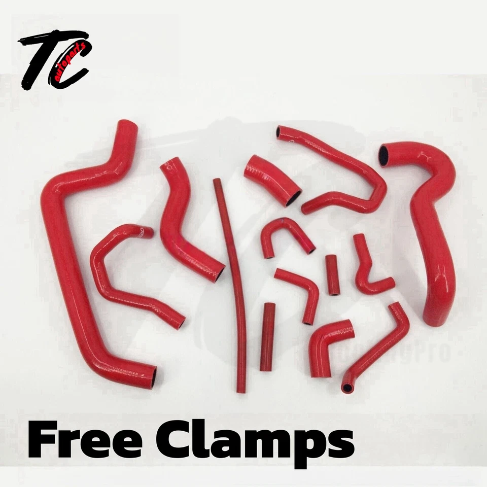 Kit de mangueras de radiador y calefacción de silicona Fit Ford Ranger 2,3 L 4 cilindros 1989-1992 Foto 3 de 4