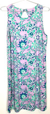 Talbots Women  Floral Sleeveless Midi Dress Sz XL Multicolor Floral Stretchy