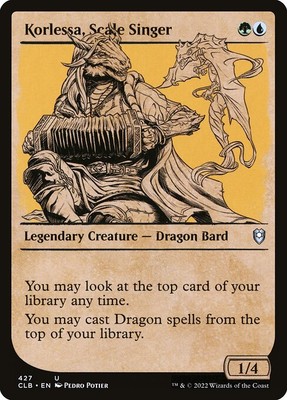 [MTG] Korlessa, Scale Singer (Showcase) (427) (CLB) NM