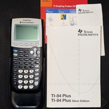Calcolatrice Grafica TI-84 PLUS Texas Instruments + Cover e Istruzioni Esami