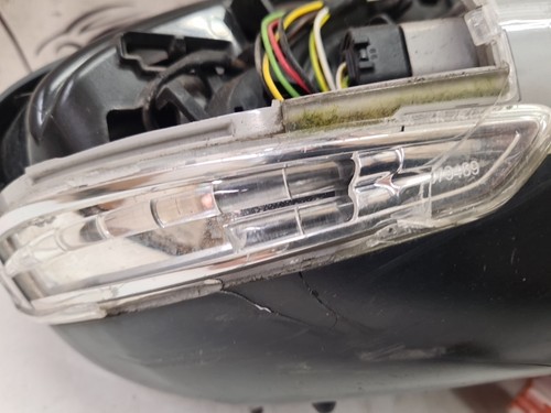 CITROEN C4 GRAND PICASSO RIGHT DRIVER POWER FOLD WING MIRROR RED ROUGE PY 2015 - Picture 6 of 18