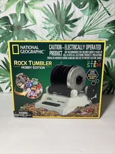 National Geographic Hobby Edition Rock Tumbler Kit STEM Polish Rocks Into Gems