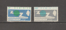 DOMINICA POST ISSUE, FULL SET OF 2 MINT STAMPS, 1965, CENTENARY OF INT TELECOM