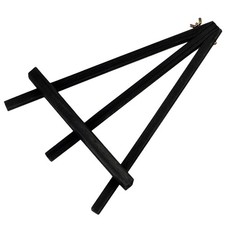  Mini Display Easel Childrens Black Wood Table Top Artwork Holder for Kids