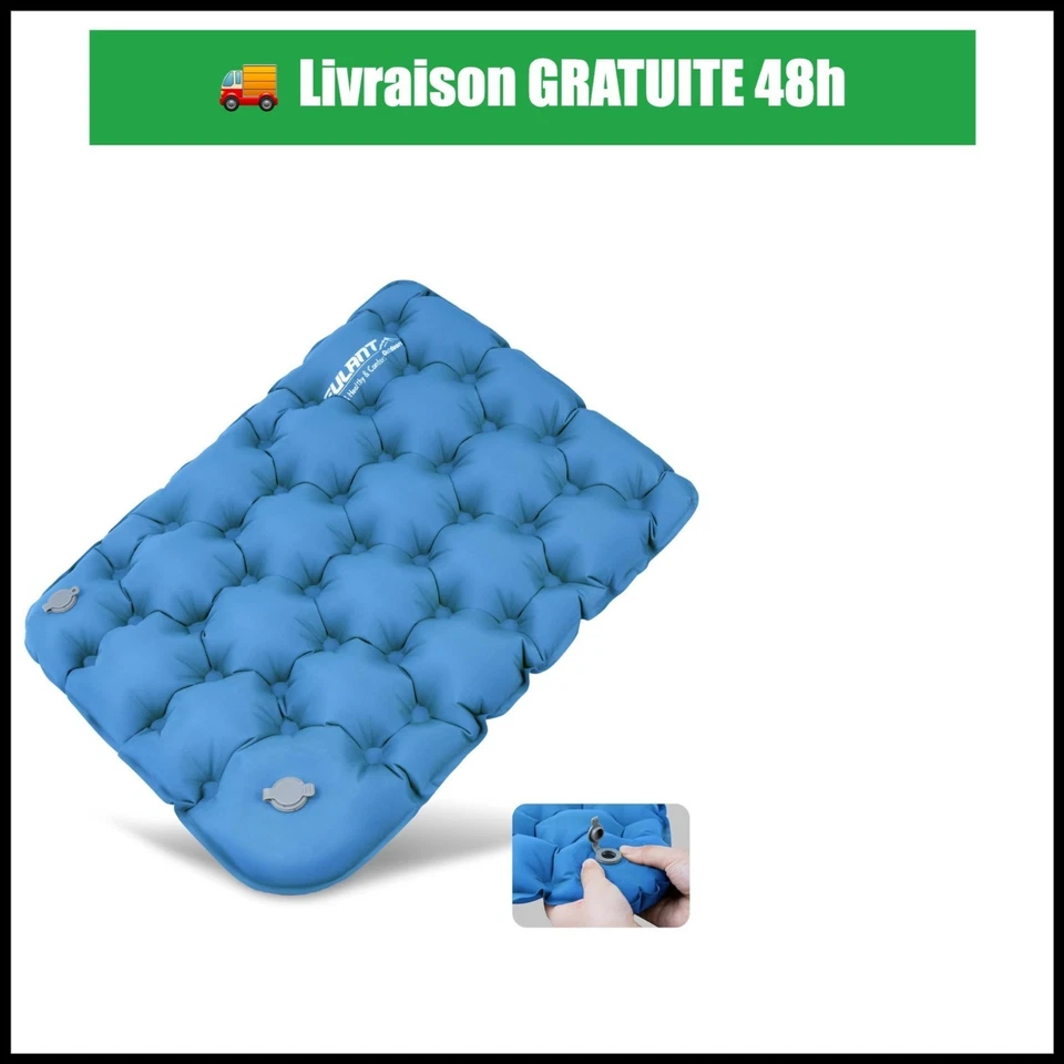 Coussin de Voyage Gonflable Imperméable EULANT - Ultraléger & Pliable - Photo 1/1