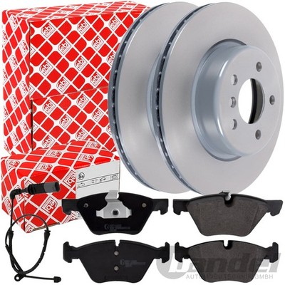 FEBI BREMSSCHEIBEN 330mm + BELÄGE VORNE passend für BMW 5er F10 F11 Limo+Touring