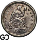 1856 Seated Liberty Quarter, Nice Choice AU+