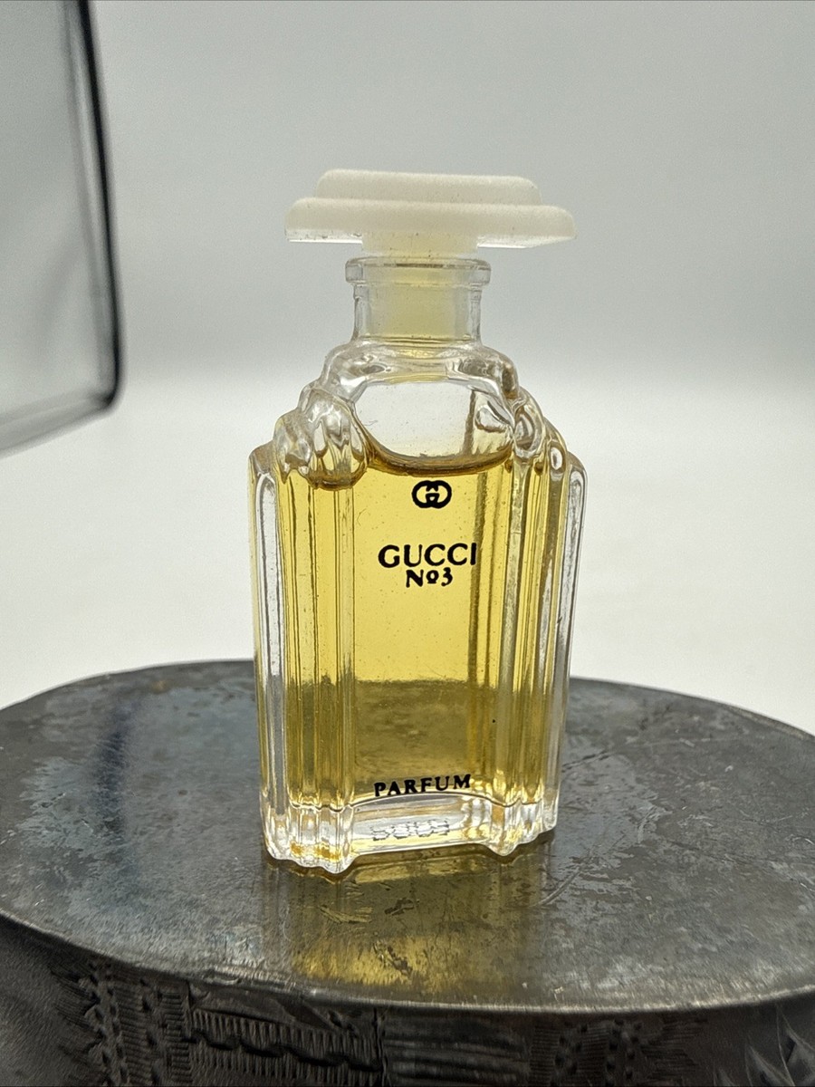 Vintage GUCCI NO 3 PARFUM Mini Perfume 0.1 fl oz 3 ml Travel Size
