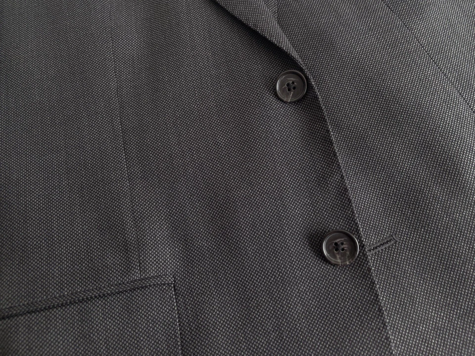 DANIEL CREMIEUX x LORO PIANA Italian Super 130’s Gray Wool Suit 40S 36x29 - Image 4 of 4