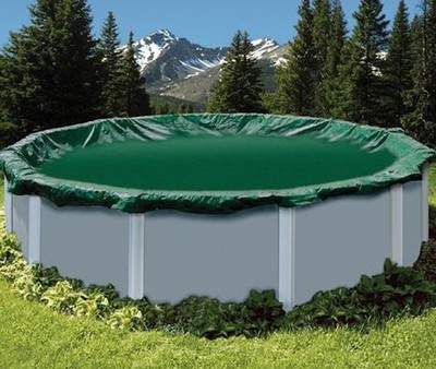 Swimline 24 Foot Round RipStopper Above and InGround Swimming Pool Cover | RIG24