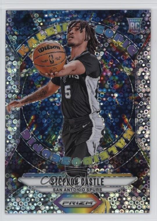 2024-25 Panini Prizm Kaleidoscopic Fast Break Prizm Stephon Castle #19 1qd2