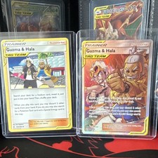 Pokémon TCG Cosmic Eclipse Guzma & Hala Tag Team Full Art 229/236 NM on eBay