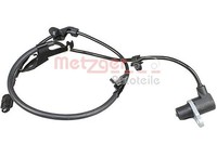 Sensor Raddrehzahl Vorne Rechts Metzger 09001137 FÜR Toyota Raddrehzahlsensor