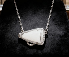 Cheer Necklace Team Player Pom Cheerleaders Cheerleading Pendant Necklace JY-38