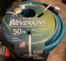 Teknor Apex 8615-50 Neverkink Vinyl Green Garden Hose 50 L ft. x 5/8 O.D. in.
