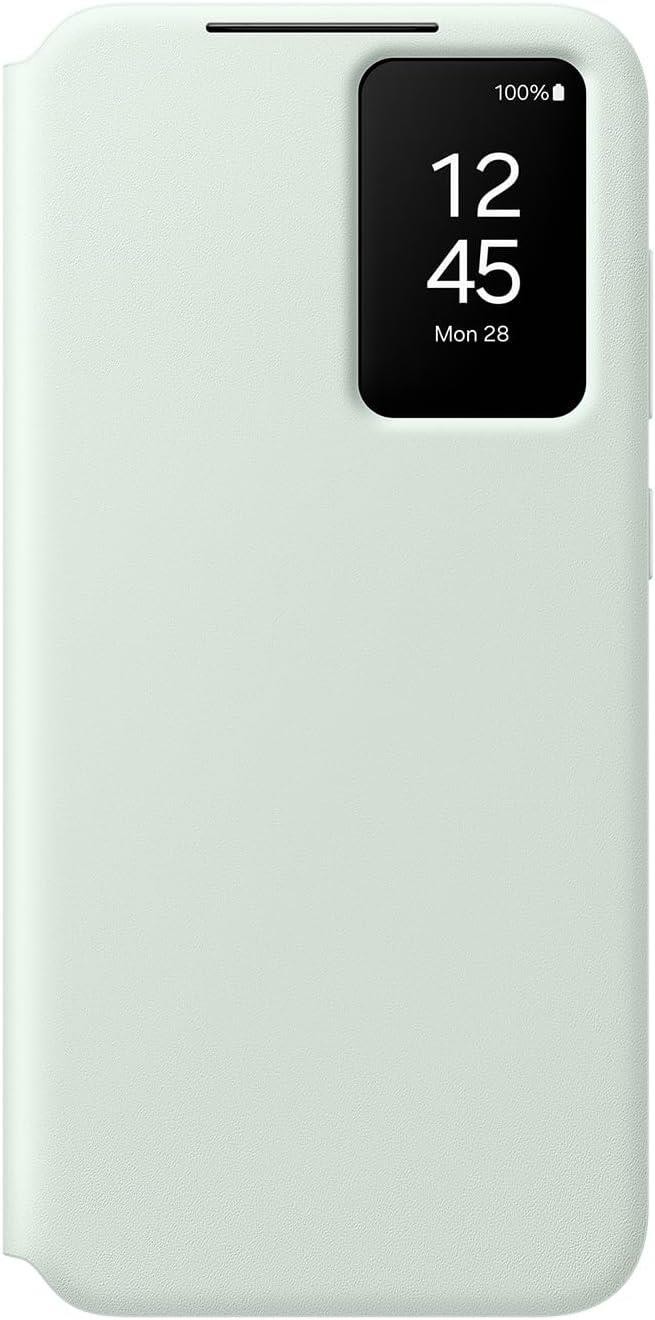 Genuine / Official Samsung Galaxy S24 FE Smart View Wallet Case - Mint (Green)