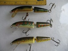 (3) Rapala  J-9 Floaters,  3 1/4 inch, 1/4 oz...