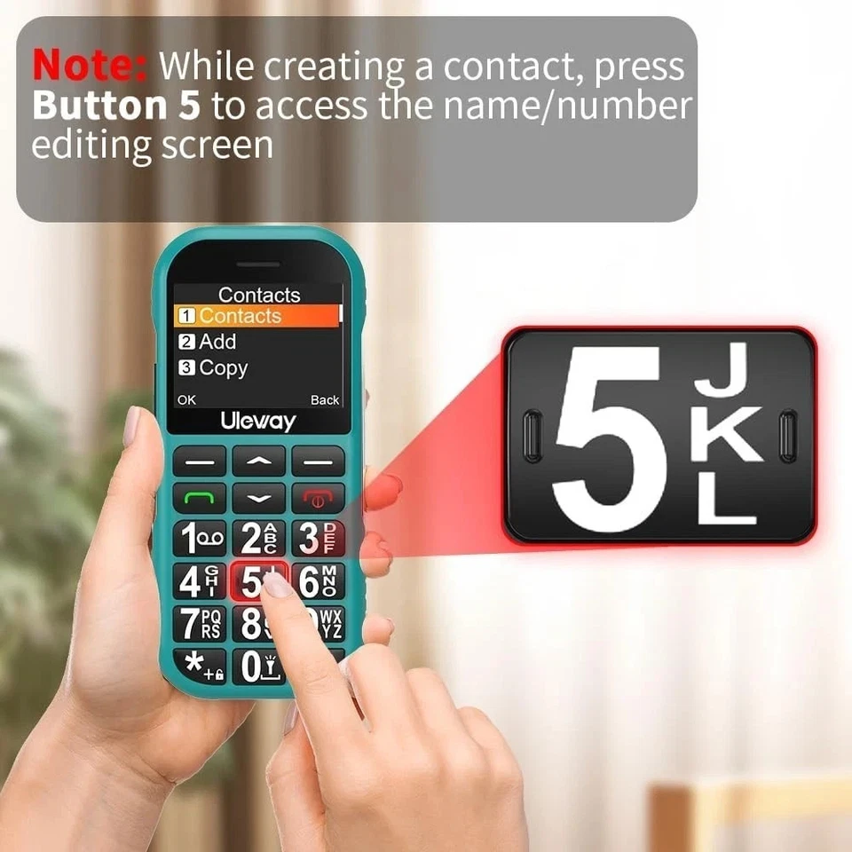 4G Big Button Mobile Phone for Elderly USB-C Charging, 1800mAh Long Standby T190 - Image 2 of 4