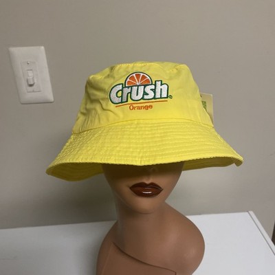 Orange Crush Soda Pop Yellow Bucket Hat Culturefly Beach Floppy Hat