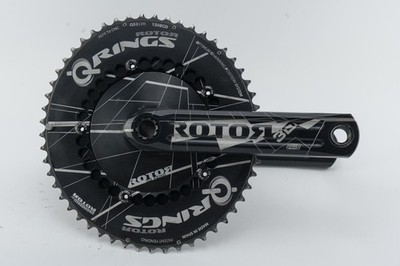 Rotor 3d 172,5 Hollowtech 2 Kurbel 2-Fach Q-Rings 53/39 Aero 10/11 speed
