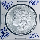 1881 O BU UNCIRCULATED MORGAN SILVER DOLLAR AUTHENTIC U.S.MINT FREESHIPPING 4171