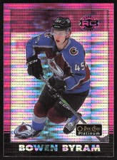 2020-21 O-Pee-Chee Platinum Retro Seismic Pink Rookie Bowen Byram Avalanche