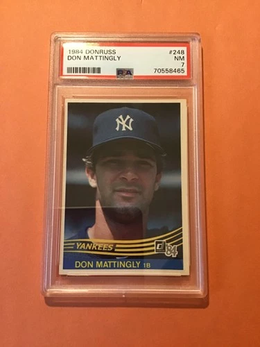 1984 Donruss Don Mattingly Rc #248 PSA 7 Yankees