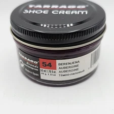 Tarrago Shoe Polish # 54 Aubergine Cream Leather Protector 1.76 oz. 50ml Boot