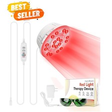 Red Light Therapy Device, 660nm 850nm Handheld Infrared Red Light for Face ...