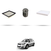 Hoffcar Set Service - 3 Filter Kompatibel Mit Suzuki Sx4 1.6 Vvt 82Kw Von 200
