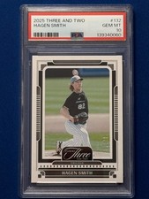 2025 Panini Three and Two - Hagen Smith, Hagen Smith #132 47/99 (RC) PSA 10